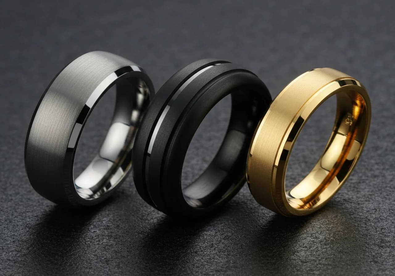 Enhance Your Style with Dark Mens Wedding Bands: The Ultimate Guide