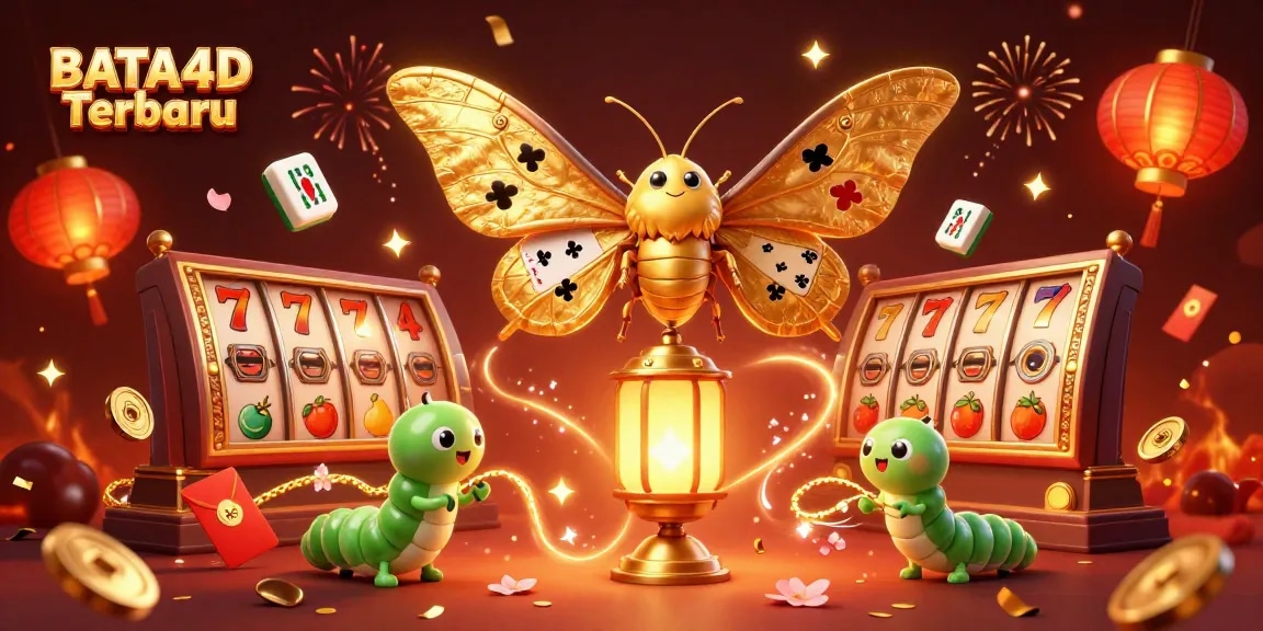 Experience the thrilling action at BATA4D Terbaru, showcasing vibrant casino elements and 3D illustrations.