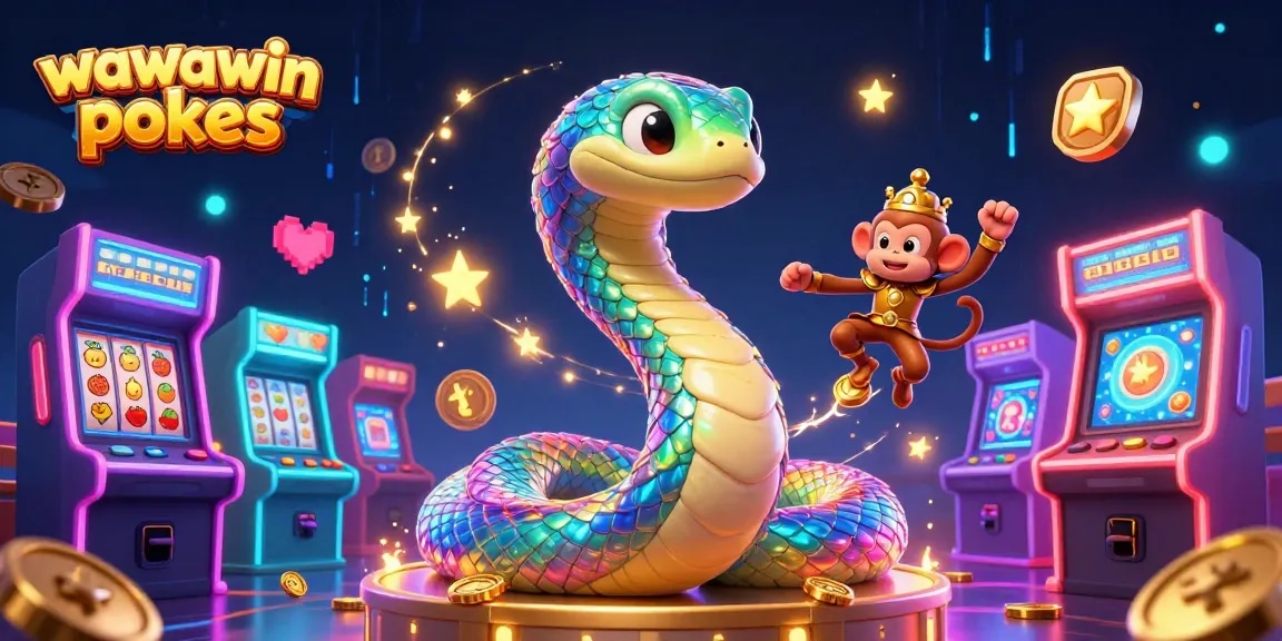 Experience thrilling wawawin pokies with colorful 3D characters and dynamic gaming elements illuminating the scene.