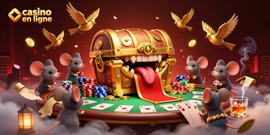 Gagnez avec le meilleur casino en ligne grâce à notre illustration captivante de jeux d'argent.