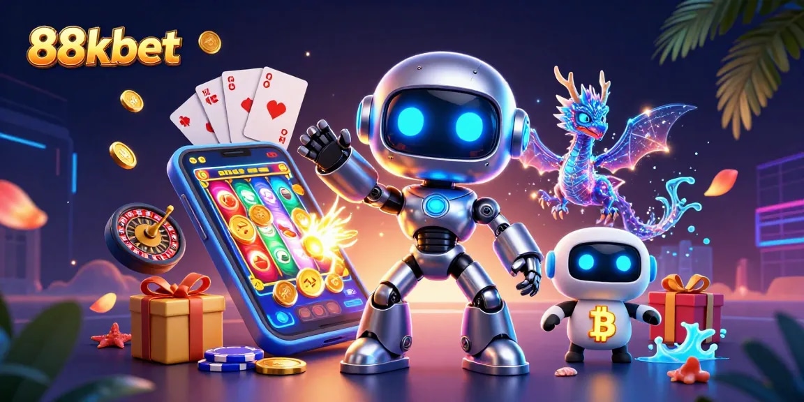 Experience thrilling gameplay at 88kbet with vibrant slot games and lively casino elements.