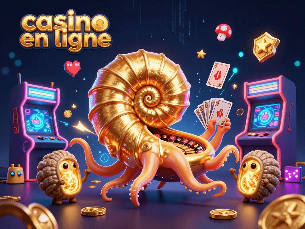 Jouez au casino en ligne avec des personnages ludiques dans un monde vibrant rempli de jeux et de casino