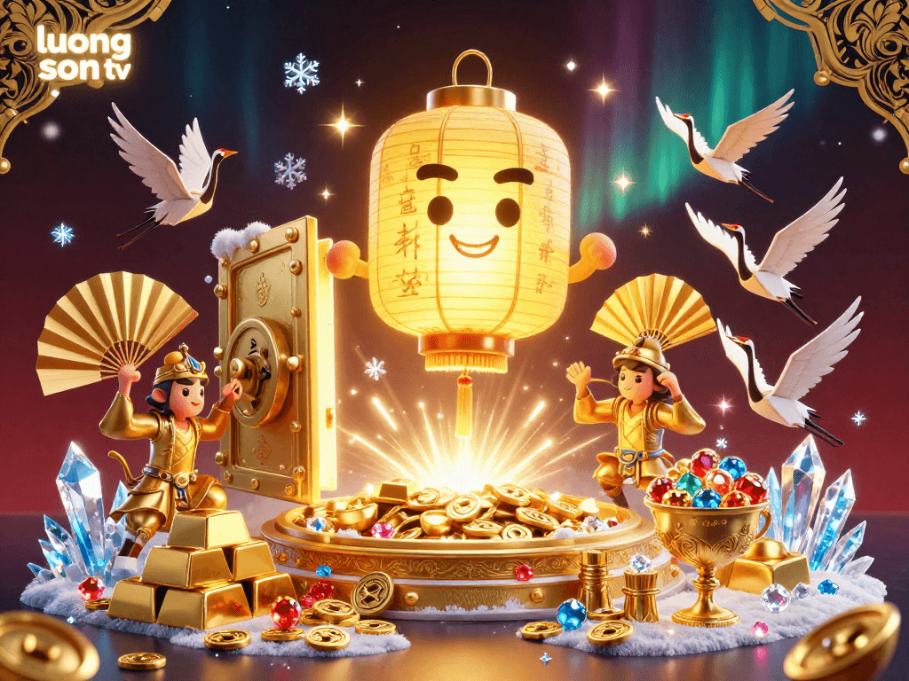 Experience thrilling gameplay with luong son tv in a vibrant casino scene featuring gold and treasures.