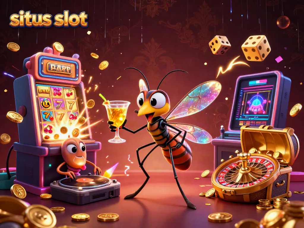 Mempersembahkan situs slot dengan karakter kasino menarik dan elemen permainan yang mewah.