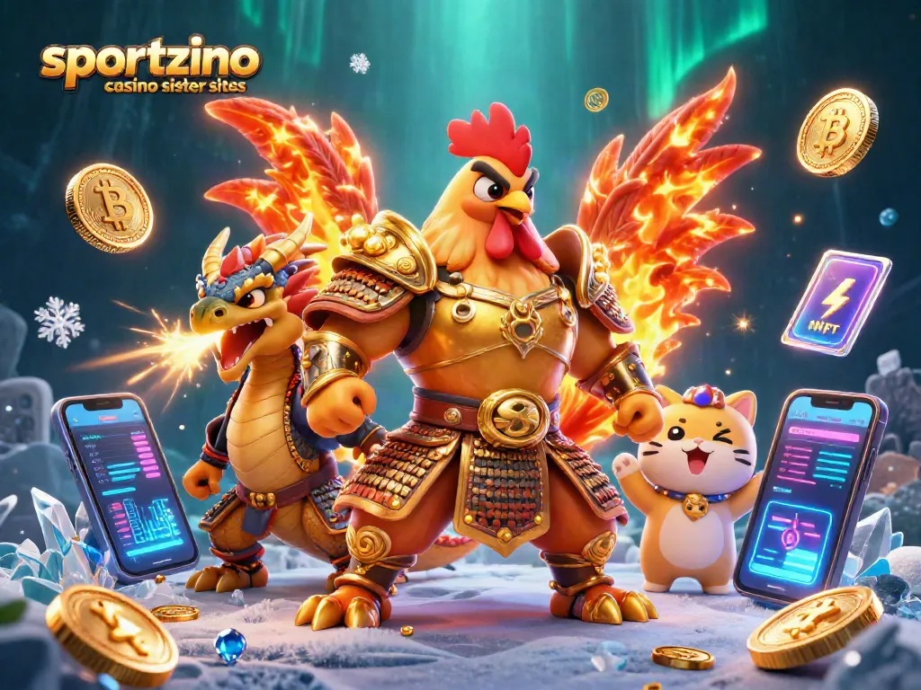 Play exciting games on sportzino casino sister sites, featuring vibrant animations and coin rewards.