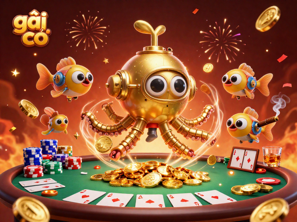 Gái gọi mang đến trải nghiệm casino tối ưu với bàn poker và tiền xu vàng.