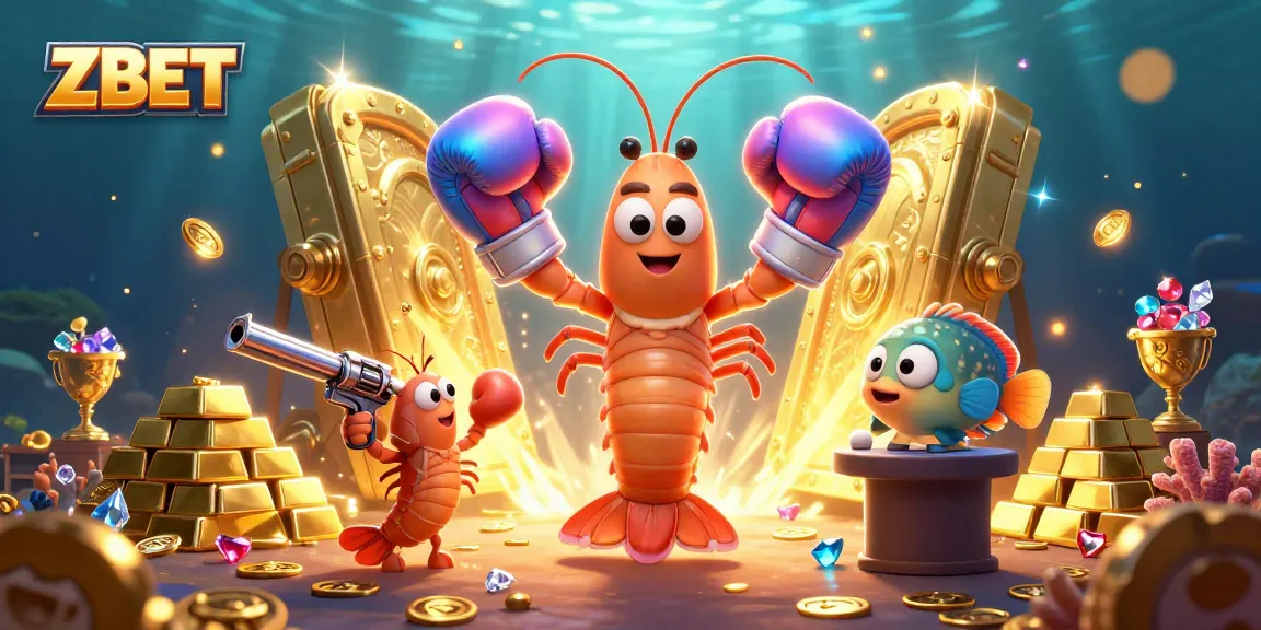 ZBET offers thrilling casino gameplay with vibrant characters and shimmering treasures.
