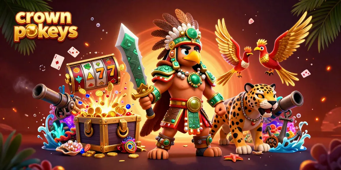 Experience crown pokies with thrilling gameplay in a vibrant casino scene filled with exciting visuals.