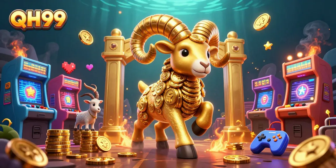 Engage with QH99 and experience thrilling underwater adventures in this vibrant casino-themed illustration.