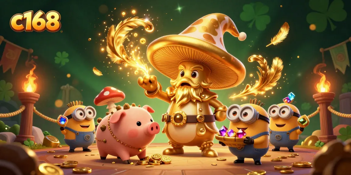 Engage with the excitement at c168, featuring whimsical wizardry and treasures from the casino world.