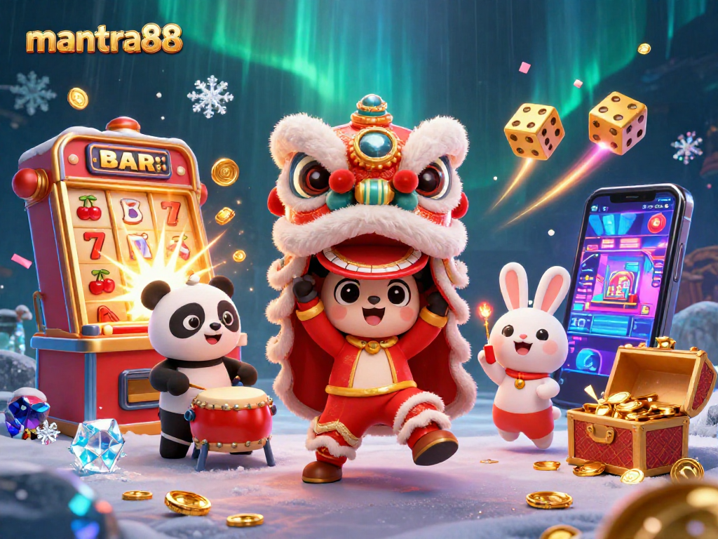 Experience the thrill of mantra88 with vibrant 3D slot machines and a lively casino atmosphere.