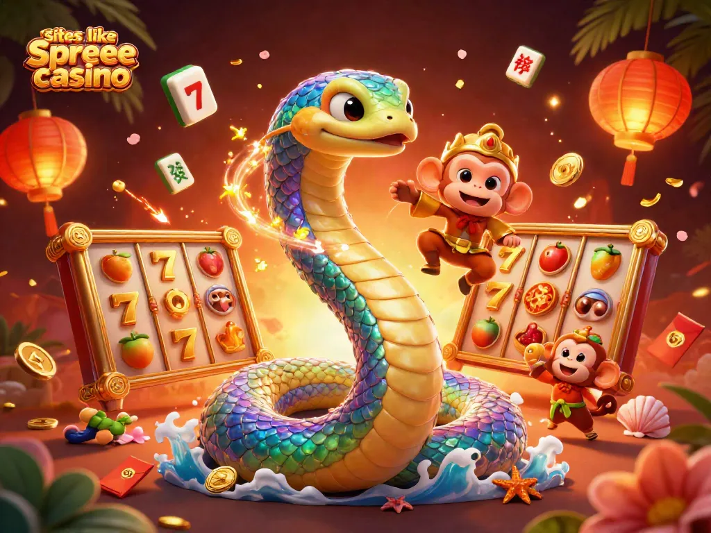 Experience the vibrant game world at sites like spree casino with our detailed 3D illustration.