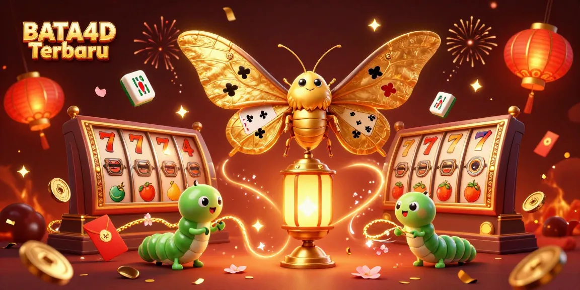 Experience the thrilling action at BATA4D Terbaru, showcasing vibrant casino elements and 3D illustrations.