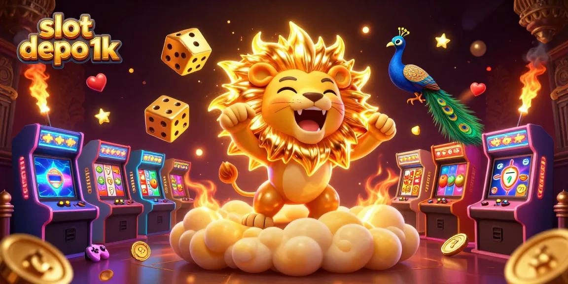 Experience thrilling gameplay with slot depo 1k featuring colorful slot reels and high stakes in a vibrant casino.