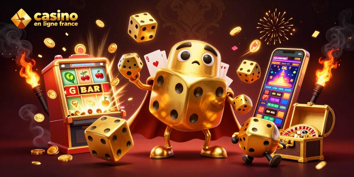 Jouez avec passion sur les casinos en ligne France et rencontrez le Golem des dés dorés et ses trésors.