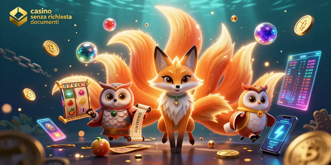 Slot e jackpot in un'illustrazione 3D che rappresenta il casino senza richiesta documenti.