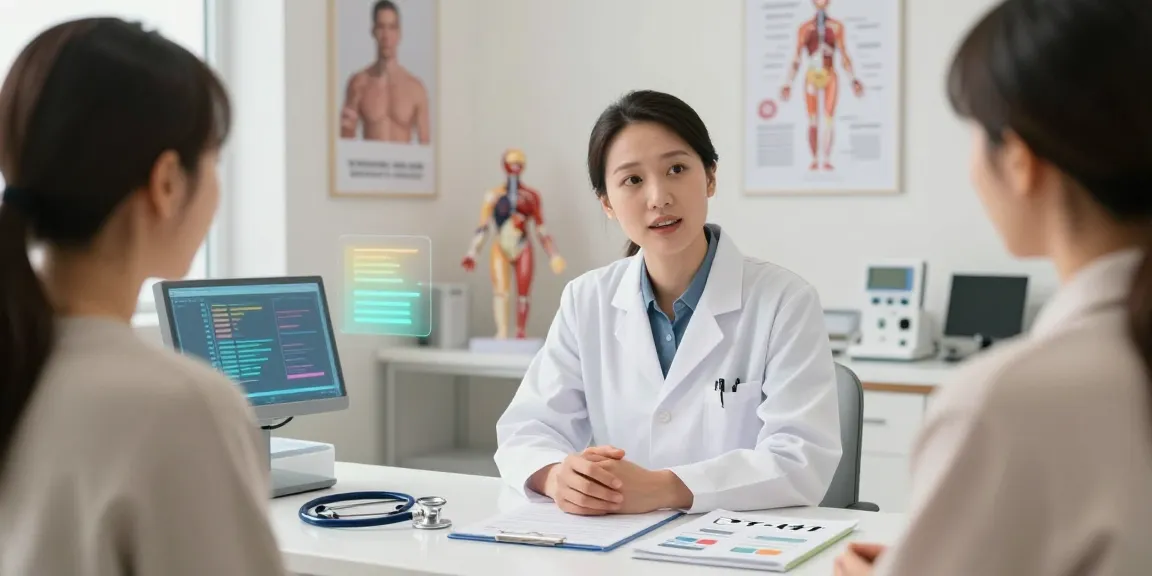 Patient consultation for PT-141 10mg peptide with healthcare professional in modern clinic.