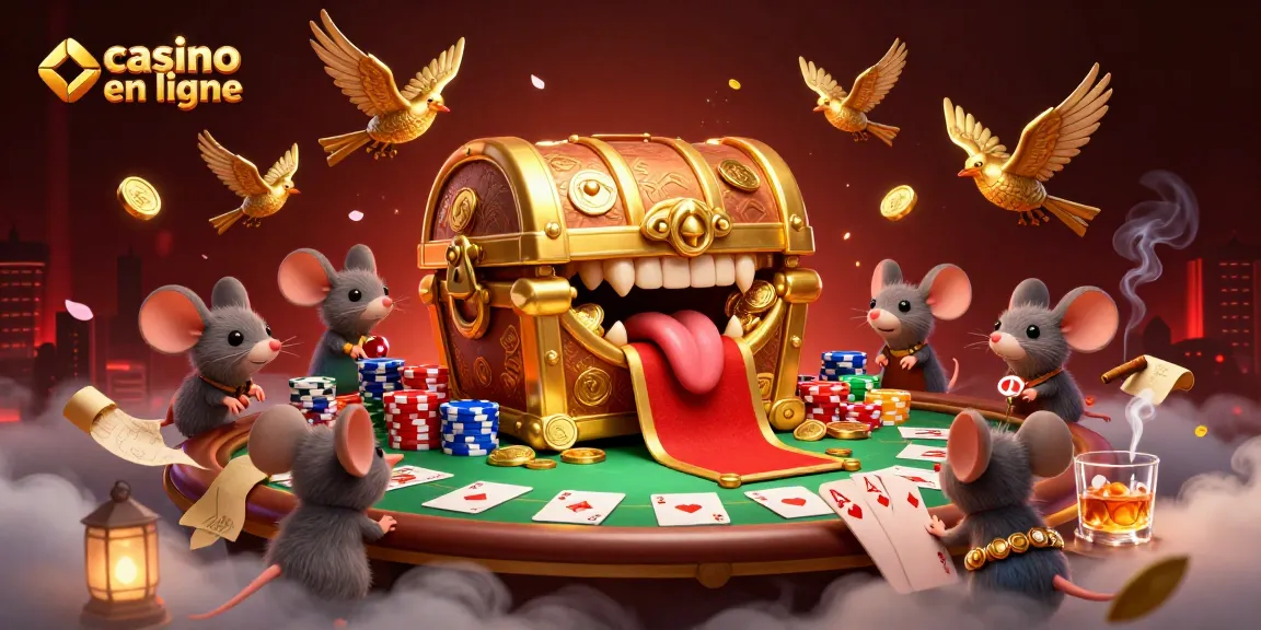 Gagnez avec le meilleur casino en ligne grâce à notre illustration captivante de jeux d'argent.