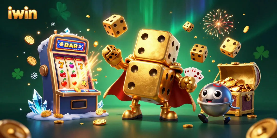 Experience thrilling gameplay at iwin with a vibrant 3D casino animation showcasing jackpot excitement.