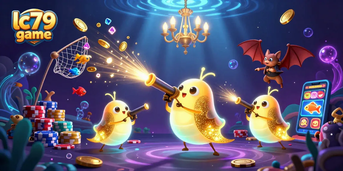 Trải nghiệm game bắn cá lc79 game đầy màu sắc với những sinh vật phát sáng và phần thưởng hấp dẫn.