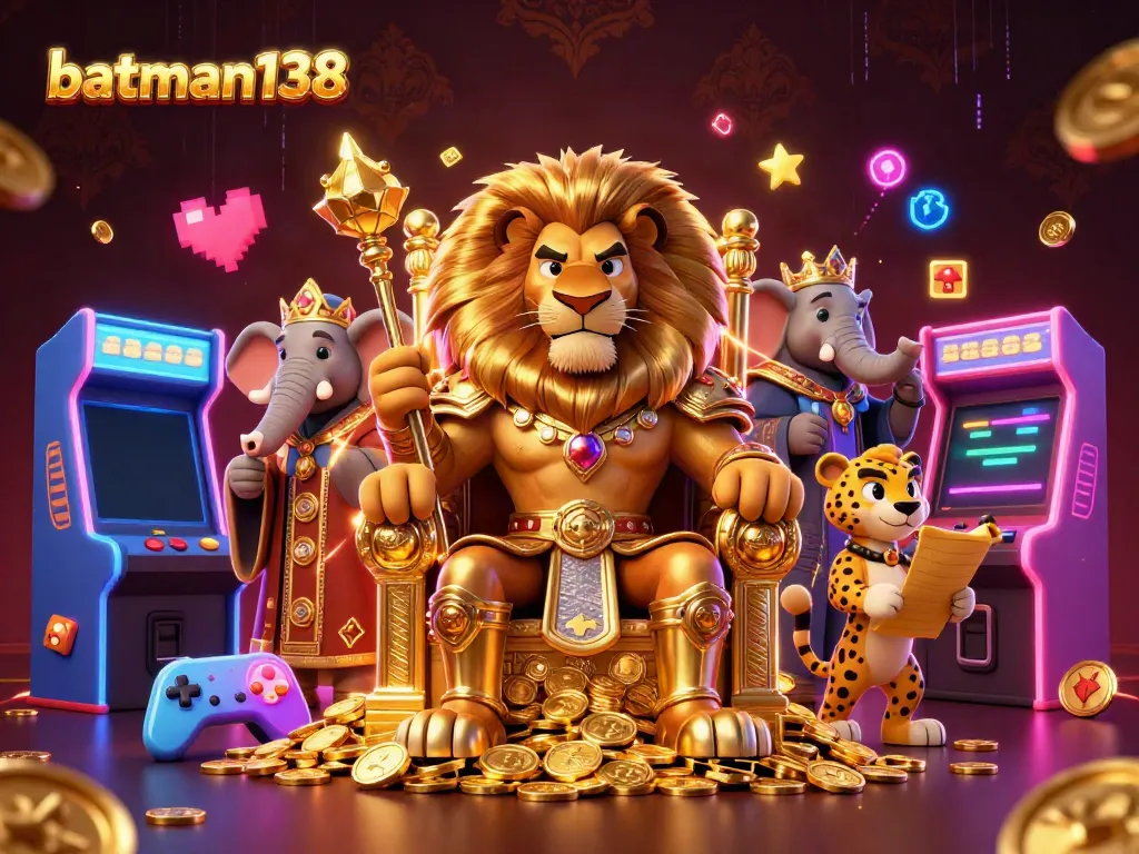 Engage with batman138's exciting online gaming world featuring vibrant characters and casino elements.