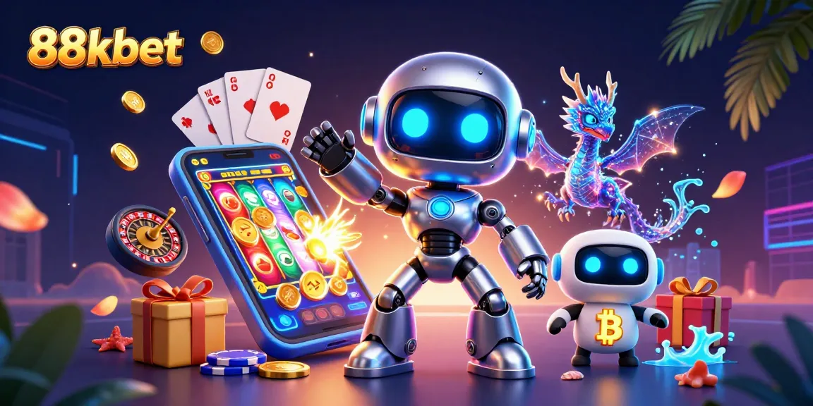 Experience thrilling gameplay at 88kbet with vibrant slot games and lively casino elements.