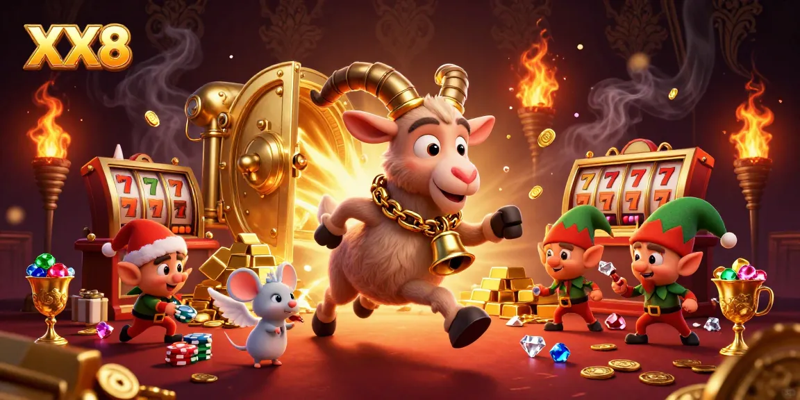 Play at XX8's enchanting holiday-horror casino with Krampus, an angel mouse, and mischievous gremlins.