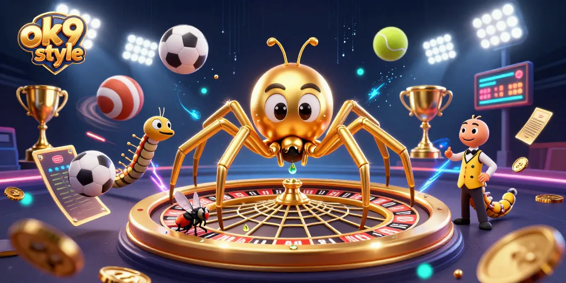 Engage in thrilling betting at ok9 style casino with a dynamic roulette-themed scene.