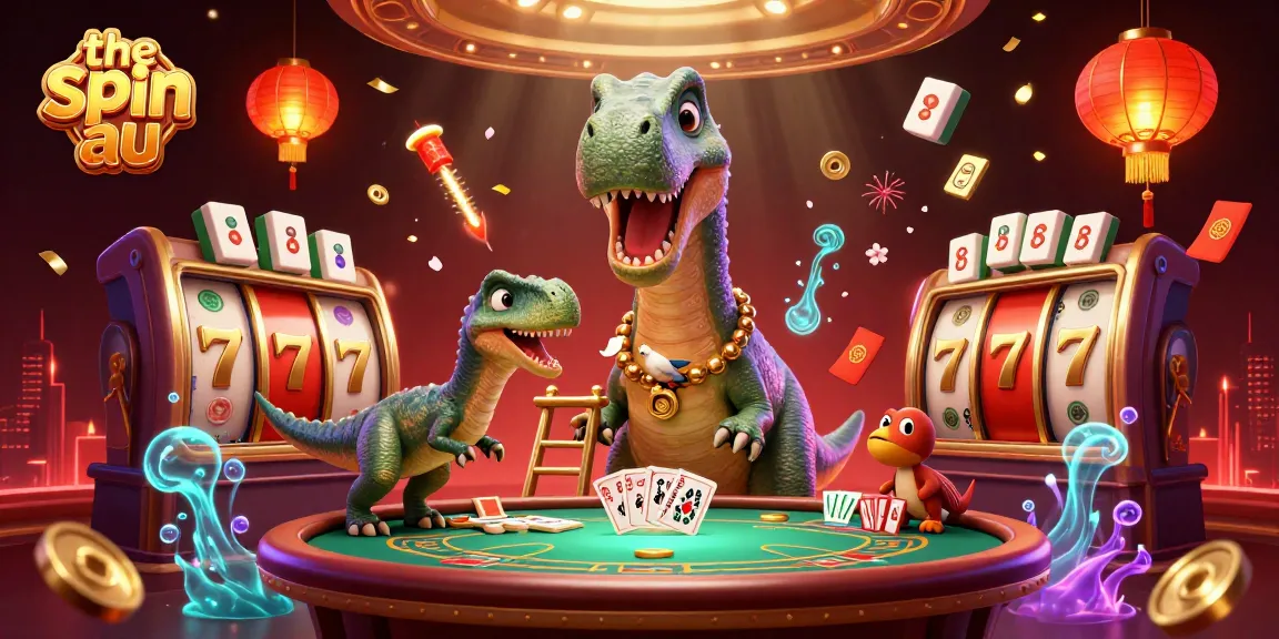 Experience the spin au with a fantasy casino scene full of vibrant characters and slots.