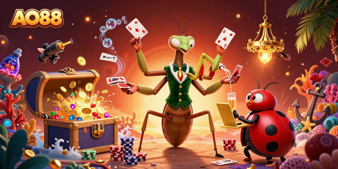 Experience exceptional gameplay at AO88 with vibrant winning symbols and thrilling casino moments.