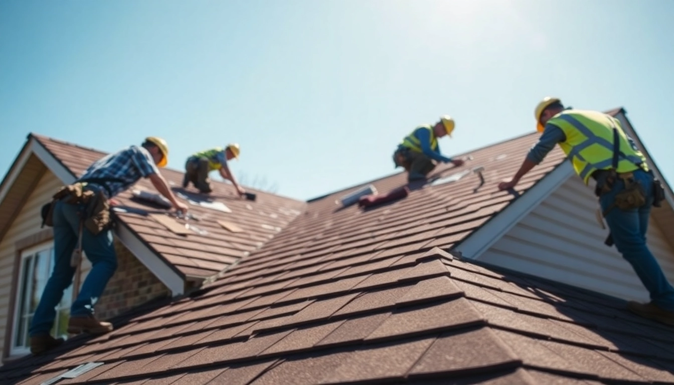 Experience professional twinsburg oh roof repairs conducted by skilled workers on a home.