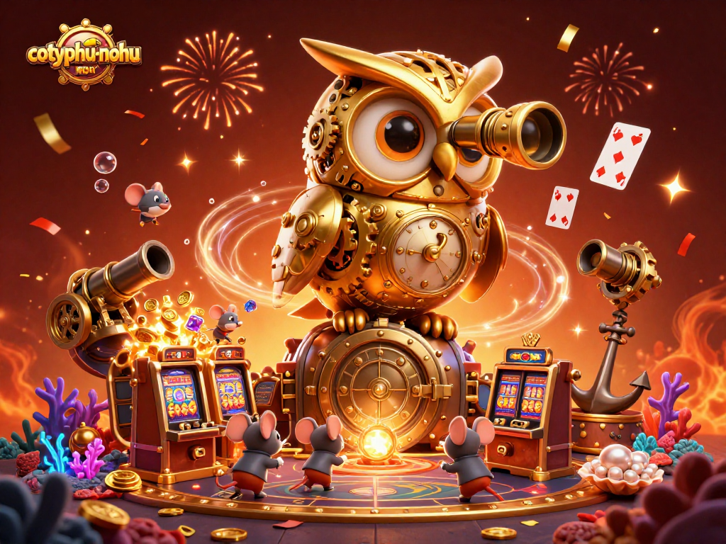 Engage with cotyphu-nohu's thrilling casino adventure featuring vibrant characters and luxurious gaming elements.