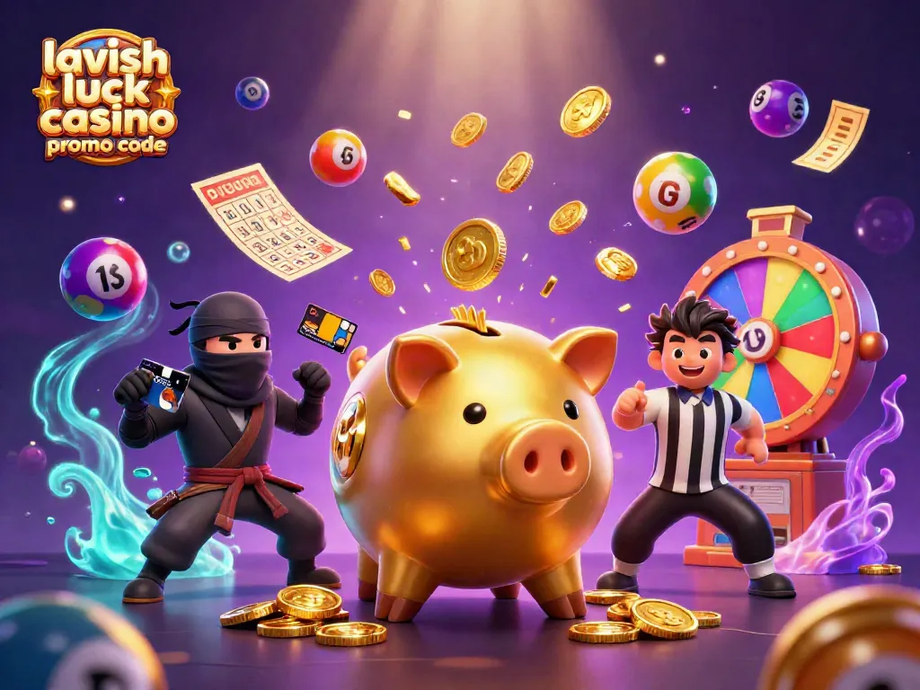 Win big with Lavish Luck Casino Promo Code bonuses in a vibrant gaming scene