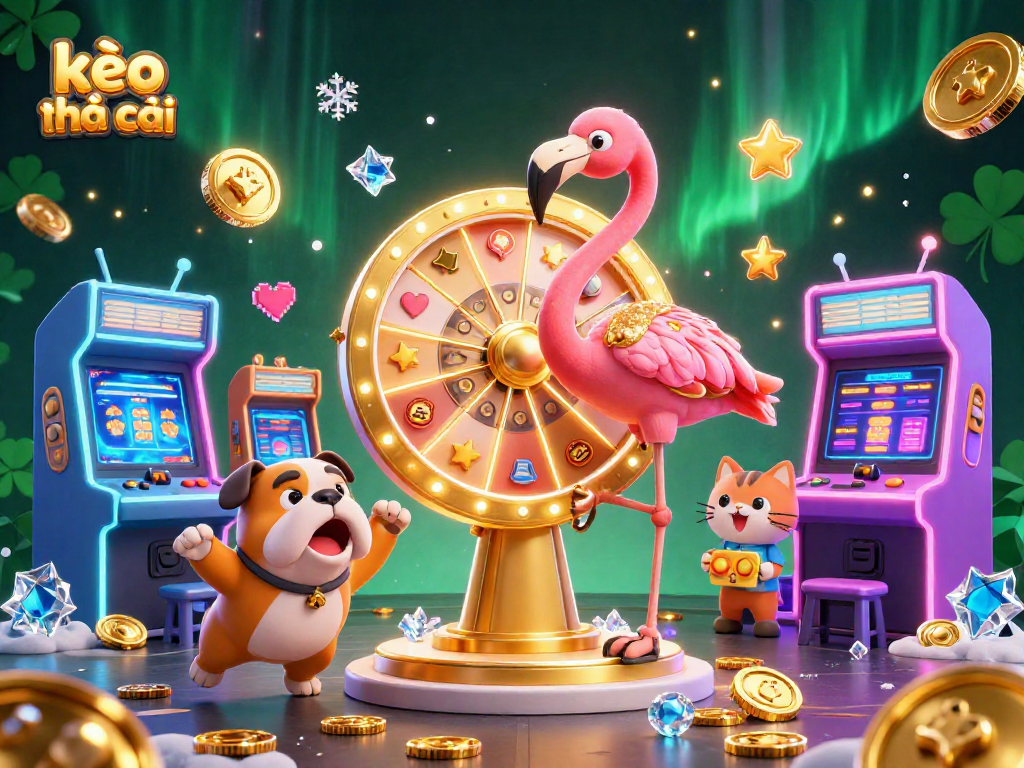 Engage in thrilling games with kèo nhà cái brand wheel spinning, contesting bulldog, and prizes galore.