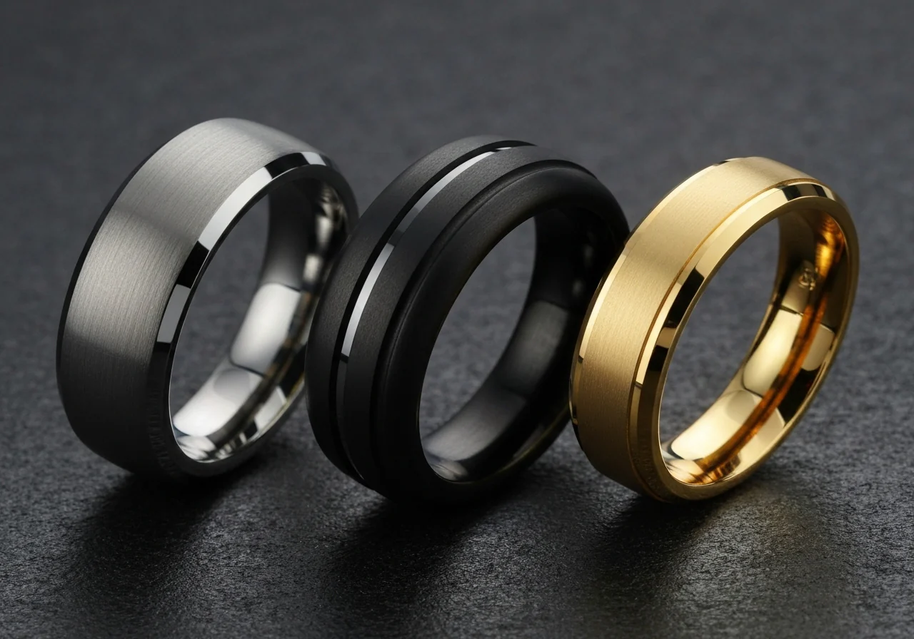 Enhance Your Style with Dark Mens Wedding Bands: The Ultimate Guide
