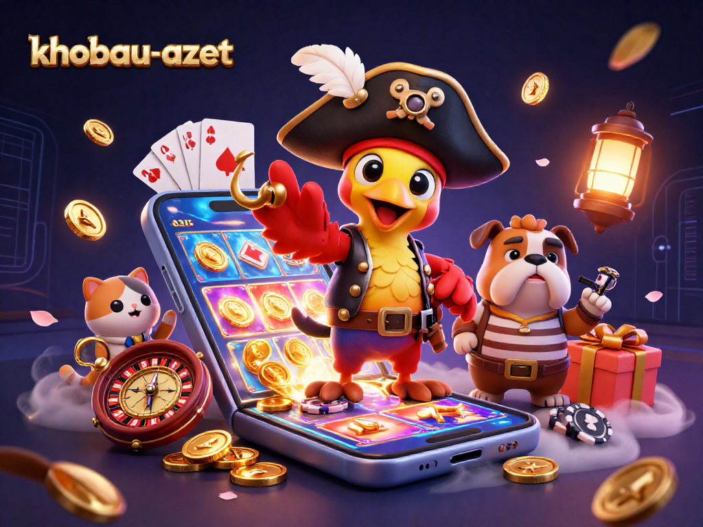 Engage with khobau-aztec as colorful slot game animation explodes with excitement and glimmering rewards.