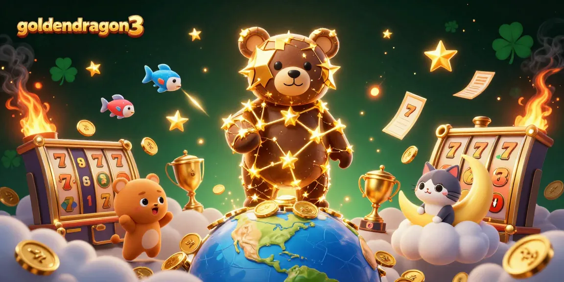 Experience the thrill of golden wins with goldendragon3 in this dynamic slot game illustration.