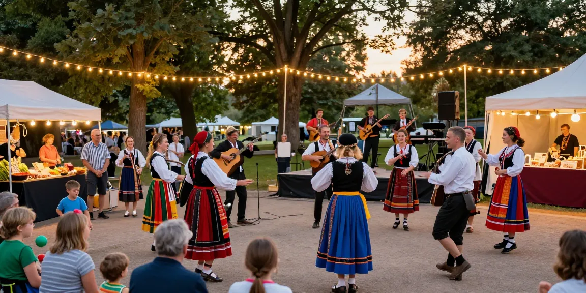 Breton cultural festival featuring vibrant m98 performance and community joy