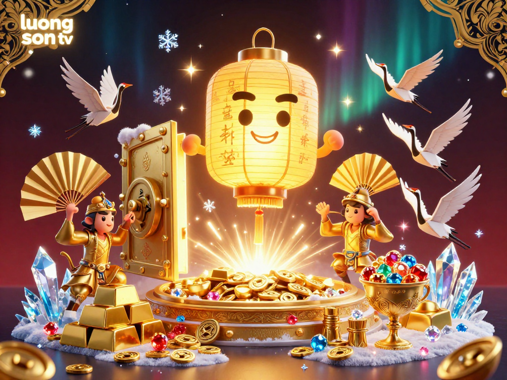 Experience thrilling gameplay with luong son tv in a vibrant casino scene featuring gold and treasures.