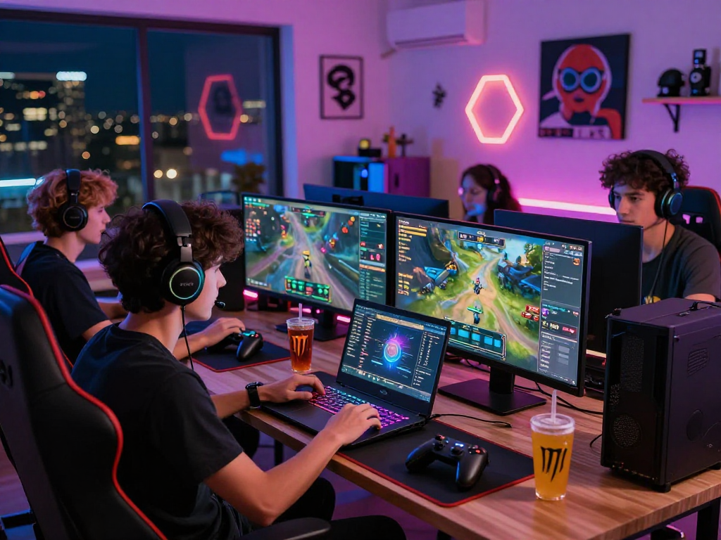 Experience thrilling online gaming at https://www.modernrussia.com/mpocash/ with diverse players and vibrant gaming setups.