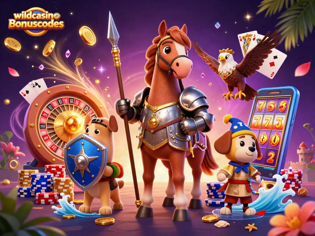 Experience thrilling gameplay with wildcasinobonuscodes on an epic medieval scene filled with action and adventure.