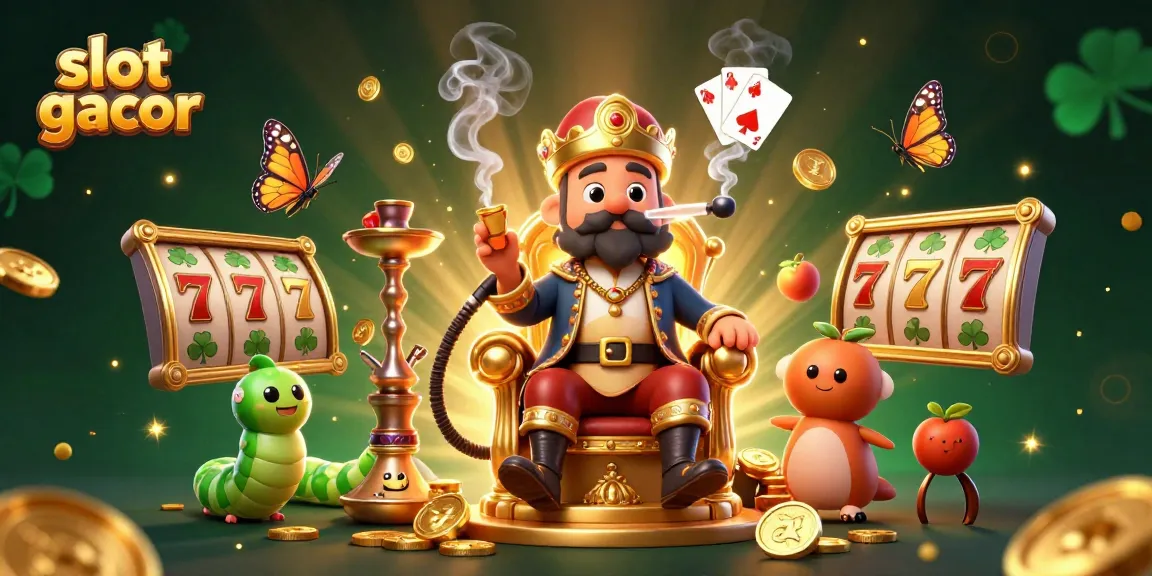 Slot gacor menghadirkan ilustrasi 3D kasino yang menarik dengan karakter unik dan elemen permainan slot.