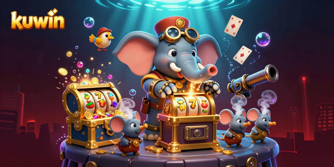 Experience kuwin's thrilling adventure with an elephant engineer in a rich casino world.
