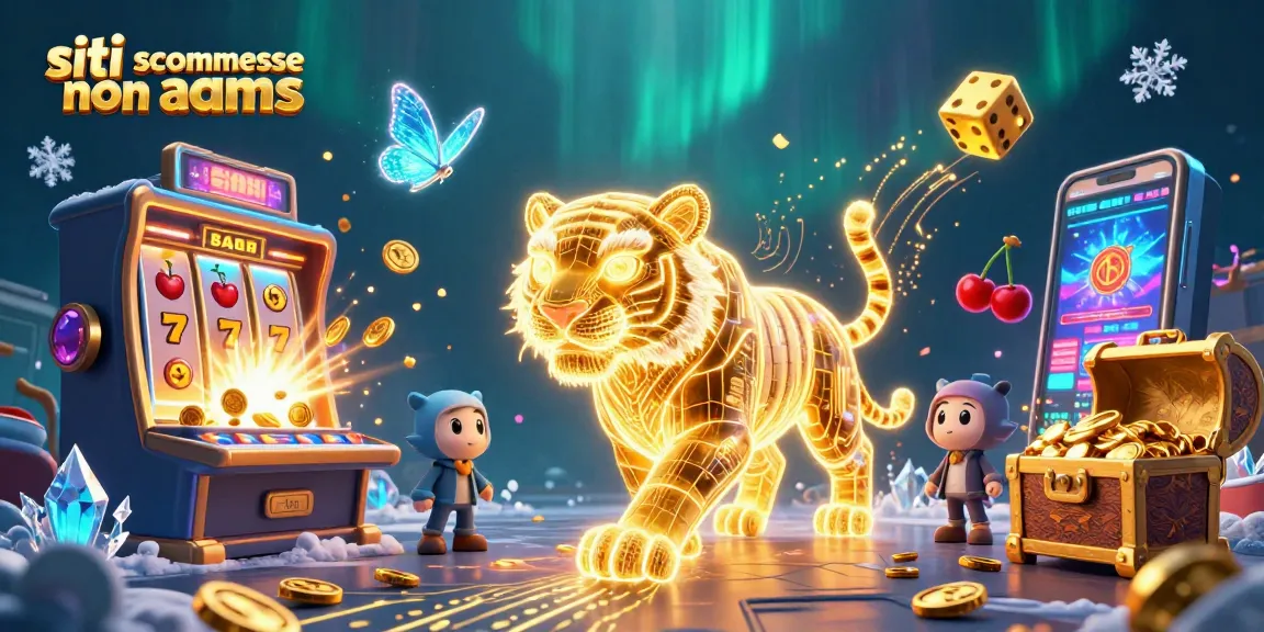Esplora siti scommesse non AAMS con il tigre energetico, slot machine e giochi avvincenti.