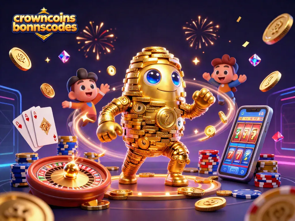 Crowncoinsbonuscodes offers thrilling gameplay with a dazzling golem, shimmering coins, and exciting rewards.