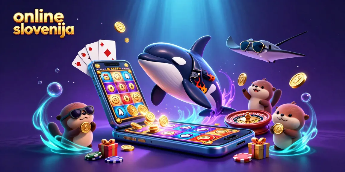 Zabavajte se z online casino Slovenija in osvojite zlato s petimi morski vidri.