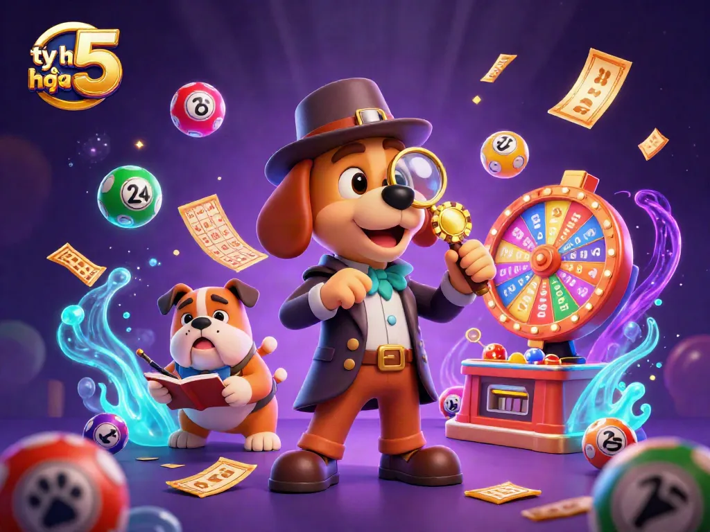 Experience the thrill of tỷ lệ kèo nhà cái 5 in a vibrant 3D casino illustration with engaging game elements.