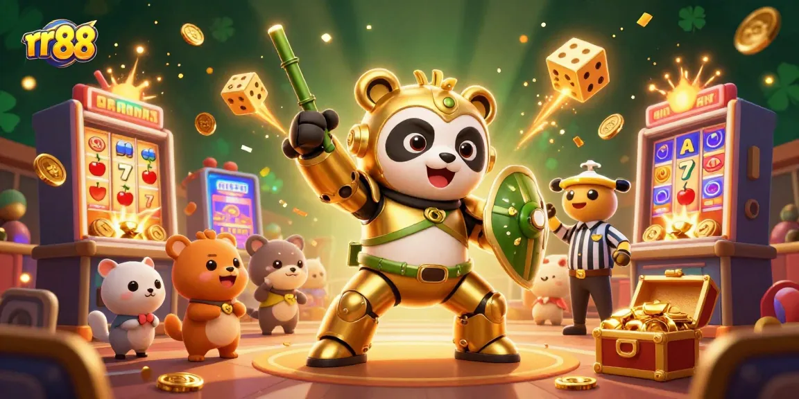 Spin the reels at rr 88 with a vibrant casino scene full of excitement and winning combinations.