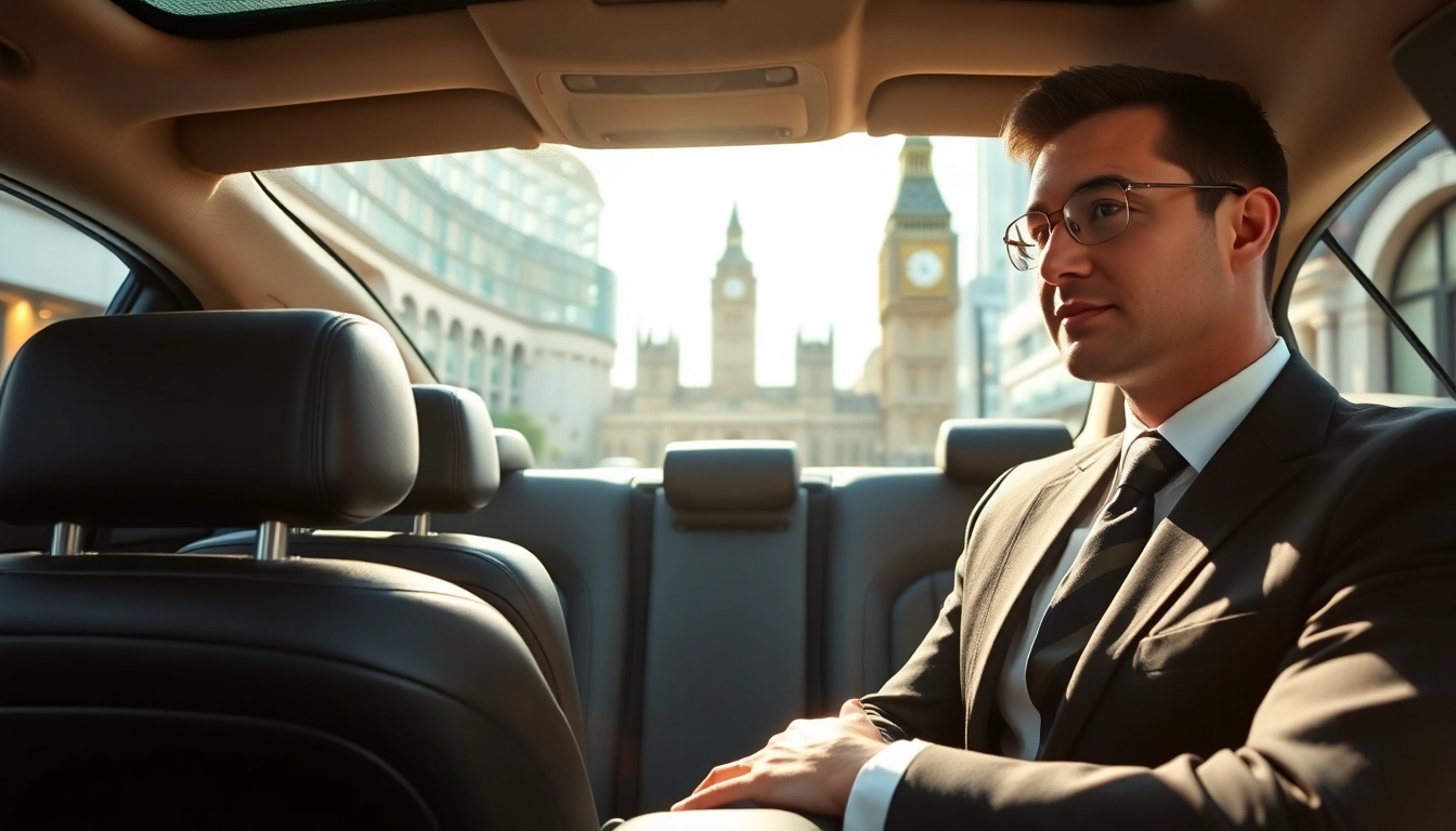 Experience top-notch chauffeur service london with a stylish driver and luxury vehicle in London.