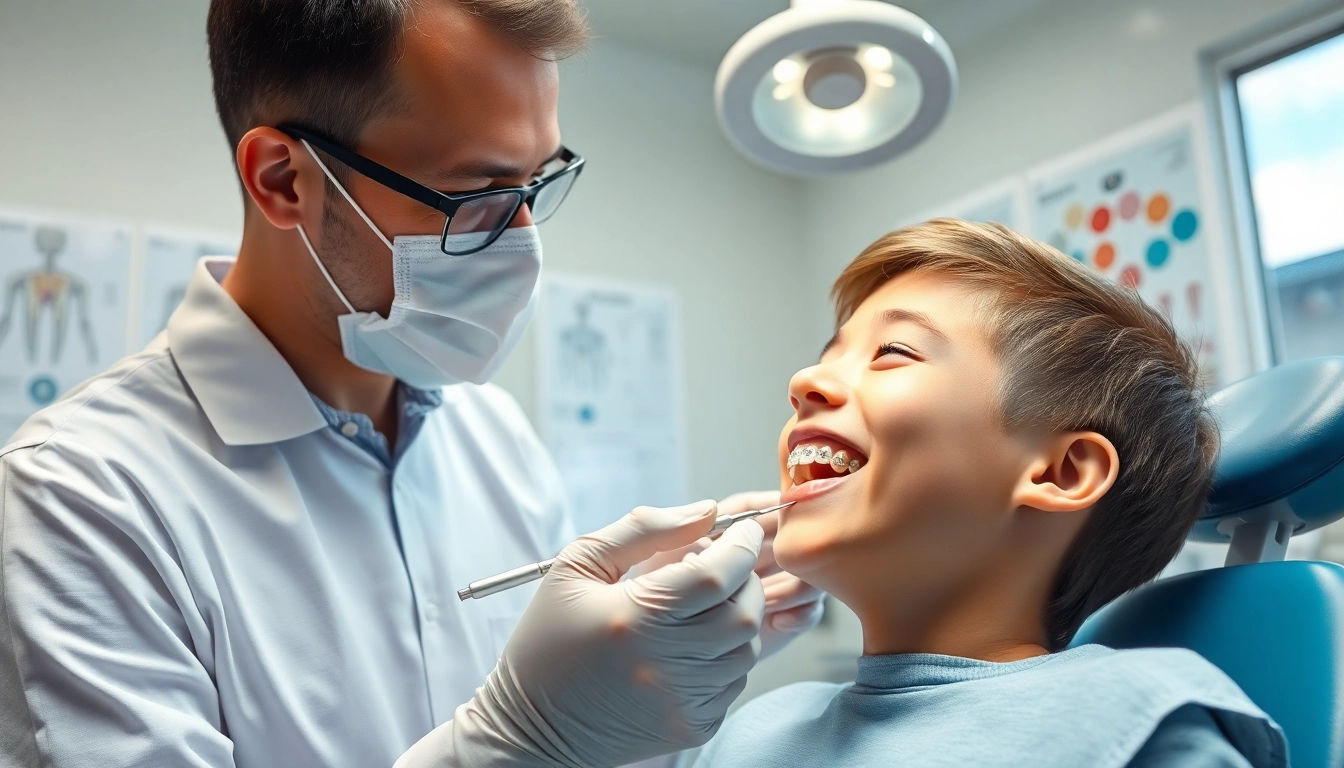 Assessing braces cost Myrtle Beach with an orthodontist in a modern dental clinic.